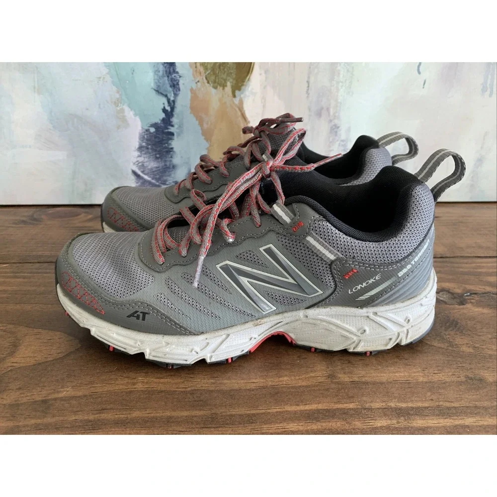 New Balance‎ Lonoke All Terrain Gray/Red MTLONRS1 Men's 7.5 D Sneakers